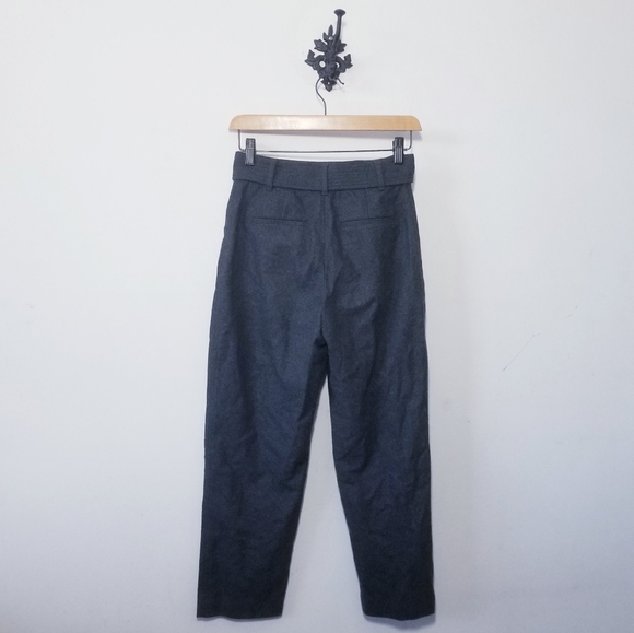 Wilfred Tie Front Pant Size 0 Grey Wool Cashmere Blend - Picture 3 of 5